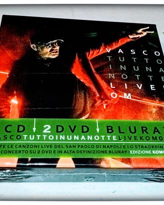 VASCO ROSSI BOX 2CD+2DVD+BLU-RAY NUOVO SIGILLATO