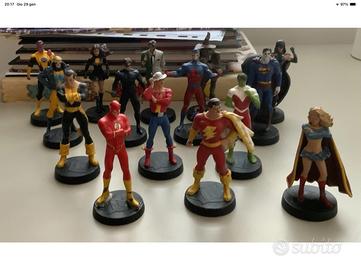 Eaglemoss dc - lotto 8 personaggi rovinati