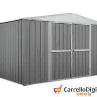 Box in lamiera Acciaio 360x260cm 9mq grigio chiaro