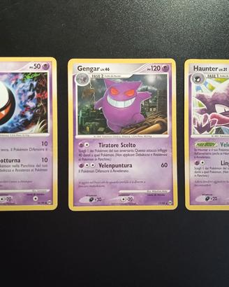 Gengar Haunter Gastly Arceus AR 17,36,41 Pokemon