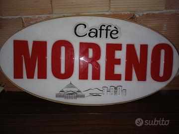 insegna luminosa caffè Moreno