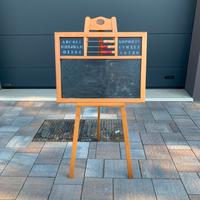 Moulin Roty lavagna in legno e ardesia con piedist