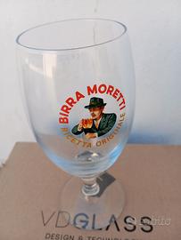 Set 6 Bicchieri Birra Moretti 40 cl Vintage - NUOV