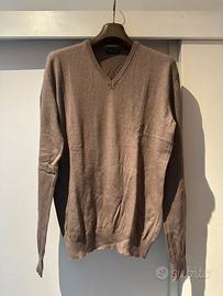 Maglione a V Lana e Cashmere