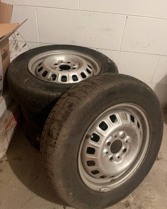 Kit 4 cerchi in ferro Fiat Panda