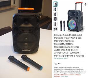 Extreme Sound cassa portatile NUOVA