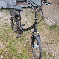 bicicletta elettrica pieghevole