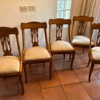 Sedie in legno di ciliegio