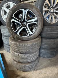 Cerchi Citroen C3 + borchie + gomme Michelin 205/5