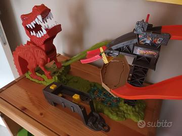 pista dinosauro hot wheels