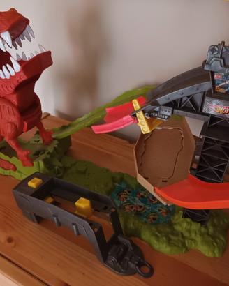 pista dinosauro hot wheels