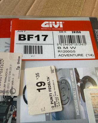 Attacco rapido per borsa Givi da serbatoio