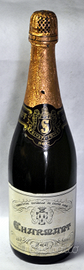 2 Bottiglie di vino vintage e collezione anni '80