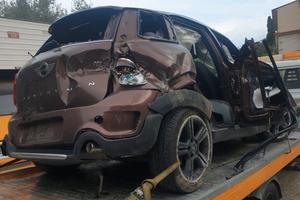 mini Countryman incidentata ma non sinistrata