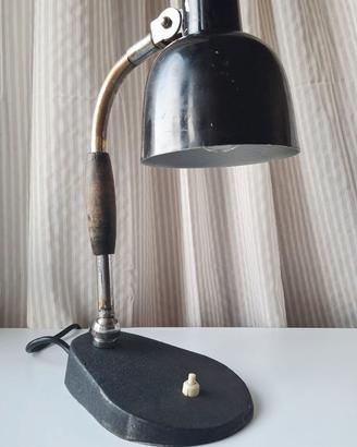 Lampada scrivania vintage anni 50 industrial