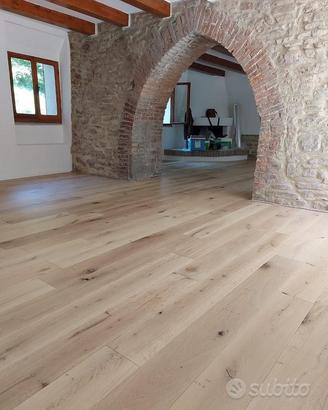 Parquet maxiplancia rovere nodato a Bologna