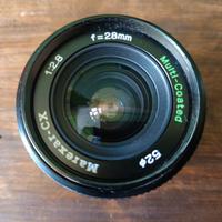 Obiettivo Marexar-cx 28 mm per fotocamere Ya