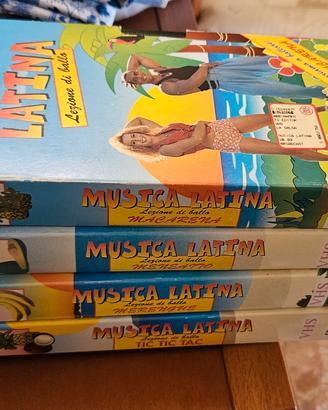 videocassette lezioni di ballo latino