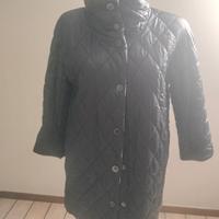 giaccone scozzese double face blu