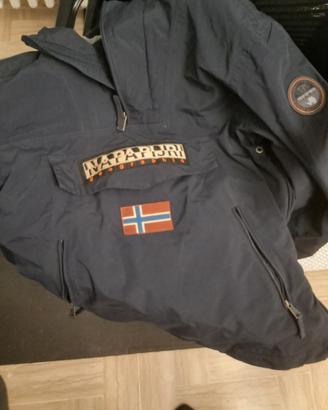 giubbotto napapijri uomo blu taglia m