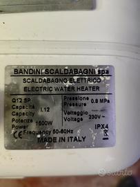 scaldabagno Bandini 12 lt