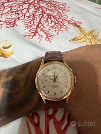 Orologio cronografo vintage verbena Oro 18K