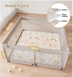 Box Bambini Grande 150x150 cm