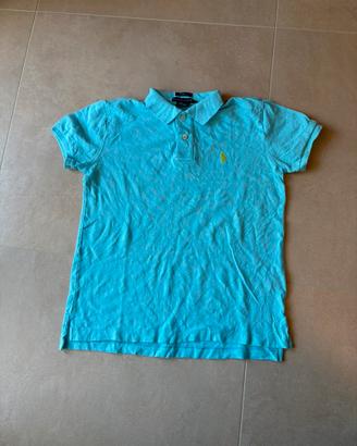 Polo Ralph Lauren Turchese Vintage Logo Ricamato S