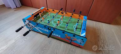 calcio balilla in legno da tavolo marca Garlando