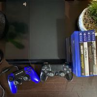 ps4 con 2 joystick e giochi