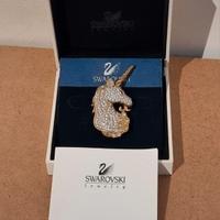 Spilla unicorno Swarovski 
