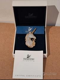 Spilla unicorno Swarovski 