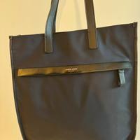 Tote bag Giorgio Armani blu in tessuto tecnico