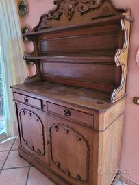 Credenza antica in legno massello