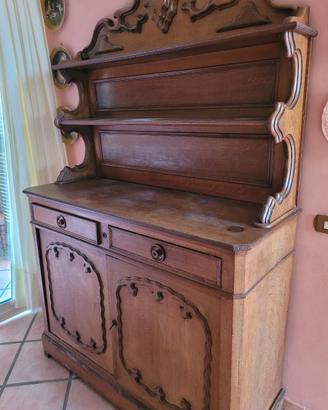 Credenza antica in legno massello
