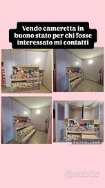 cameretta con 3 letti 