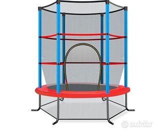 Trampolino elastico usato molto poco