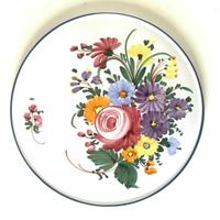 Piatto da muro vassoio fioraccio  Castelli 