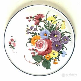 Piatto da muro vassoio fioraccio  Castelli 