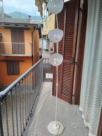 plantana lampada  con 3 paralumi
