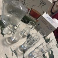 Set da liquore/amaro Veronese Bormioli vintage