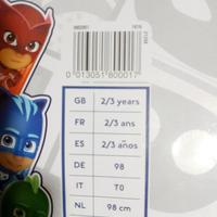 vestito carnevale p Mask bimbo 2/3 anni