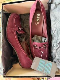 Scarpe tacco Elena made in italy in camoscio