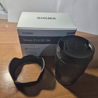 sigma 16mm attacco e