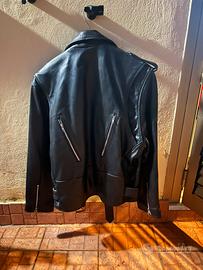 Giubbotto Chiodo XL anni 80 Vera Pelle come nuovo