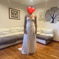 Abito da sposa pura seta