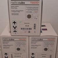 Brionvega TS522 D+S Radio Cubo Blu Arredamento
