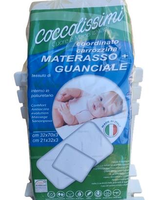 COORDINATO CARROZZINA MATERASSO+ GUANCIALE