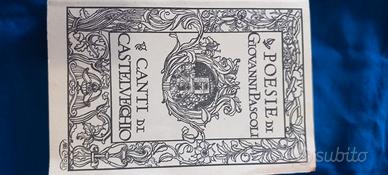 canti di Castelvecchio di Pascoli