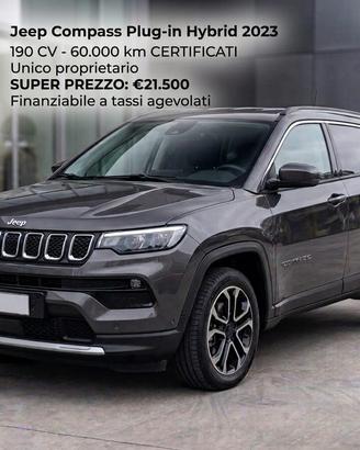 Jeep Compass 1.3 PHEV 190CV AUTOMATICA - UNI PROP 
